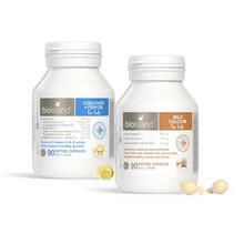 澳大利亚 佰澳朗德 Bio Island 儿童补钙液体乳钙+鳕鱼肝油VD 90粒/瓶