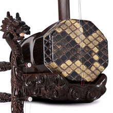 正音堂 二胡乐器明清旧料老红木龙头收藏级二胡 前八后圆二胡 明清旧料老红木