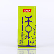 菌达多益生菌清口含片薄荷糖铁盒接吻润喉糖水果零食清新口气糖果 薄荷味