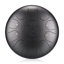 空灵鼓初学色空鼓忘忧儿童成人无忧鼓乐器12寸13音15音鲁儒SoarDove 10寸11音花银色