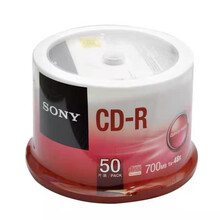 原装索尼空白刻录盘 索尼CD光盘 50P桶装700M 48X   10片桶装DVD 索尼50片装 CD 50片桶装