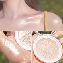 卡姿兰高光修容闪粉生姜粉饼一体盘水光感脸部提亮修容幻彩晶粼闪珠高光粉饼女立体高光膏 幻彩晶粼高光粉饼02#流沙金