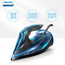 飞利浦 (PHILIPS)蒸汽电熨斗 家用智能温控增压平熨挂烫二合一 蒸汽挂烫机手持迷你熨烫机 GC5034/28