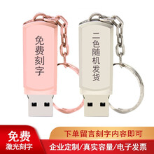 优易思 投标u盘小容量招投标用 多色多款金属U盘2g4g8g1g128m512m企业定制logo展会 【S7 随机色】免费刻字 4G