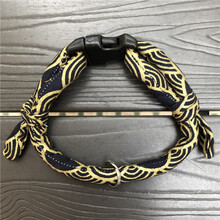 定制纯铜浮雕猫牌小型可爱防丢深刻字宠物猫咪牌吊牌喵星人身份牌 黑项圈 S-小型