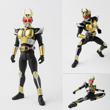 【七夕礼物】儿童玩具 假面骑士可动蒙面超人兔子坦克铠武橙子岩浆龙古迦拼装模型 阿极陀 大地形态 中古 黑金 (现货)