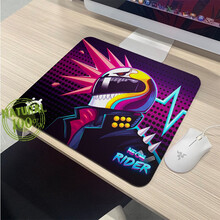 【京闪配送】QCK灰狗navi咆哮超大号加厚游戏电竞Xtrfy霓虹骑士鼠标垫CSGO CSGO 米色 (盒装) 320x285mm  4mm