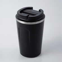 MERKAVA BEAN 不锈钢手冲咖啡杯套装滴漏式过滤组合保温杯随手美式随行便携外带 380ml黑色随行杯(不含滤杯)