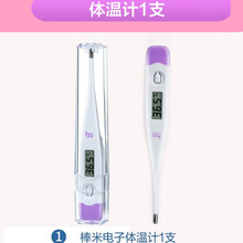 电子体温计不含水银体温枪温度计家用精准高精度腋下额婴儿 棒米电子体温计1支