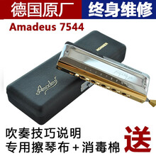 德国原装进口生日礼物德国HOHNER 和来Amadeus 7544 12孔半音阶口琴
