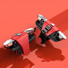 森兹迪 吃鸡神器三向按压蜂刺自助动压抢辅助器手机游戏手柄散热连点器苹果透视金属机械按键物理使命召 收藏+加购=优先发货【C10】三向按压红色一对