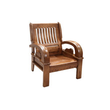 悦山 木制沙发现代中式组合家具客厅接待沙发 单人位