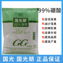 100克 国光硼朋肥 99%高纯度硼肥防落花落果 促花保花 100包起拍单价