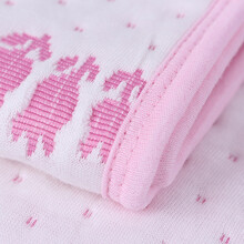 贝迪牛（badynoo） 隔尿垫 大号全棉双面防水可洗新生儿婴儿隔尿巾 浅粉猫咪 50cm*70cm彩棉款