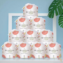 洁丽雅（Grace）一次性洗脸巾 加厚珍珠纹棉柔巾美容化妆棉女洗面巾洁面擦脸卷筒毛巾 单卷