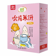 婴尚 儿童零食 吮指米饼水果味  儿童磨牙饼干米饼非磨牙棒营养无添加食盐白砂糖 50克