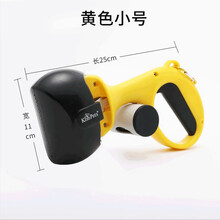 吉姆贝贝 狗狗拾便器捡狗工具便夹便铲屎养狗遛狗粪便清理器宠物便携用品 小号-黄色
