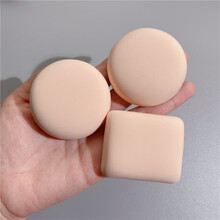 日本奶霜美肌空气感棉花糖吐司粉扑干湿两用方形厚款 2圆+1方棉花糖(简装)
