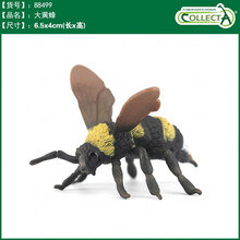 英国CollectA我你他仿真昆虫合集爬虫蝴蝶甲虫模型玩具儿童认知 88499大黄蜂
