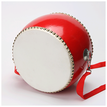 儿童节礼物8寸小军鼓幼儿园表演玩具敲鼓打击乐器腰鼓 堂鼓（6寸）20*14cm+鼓棒