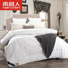 南极人家纺 被芯羊毛被子加厚保暖防钻毛冬被 单双人被芯 白色 150x200 4斤