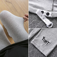 南叮雅格孕妇裤子夏季薄款打底裤短裤夏装时尚外穿潮妈7分裤 浅灰色 M