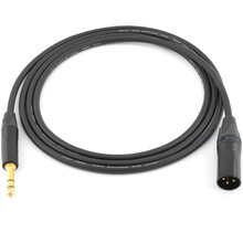 莫伽米 2549大三芯对卡侬公 卡农对6.5电容麦话筒音箱线 黑色 8米