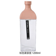 hario冷萃壶滤网 Hario冷泡冷萃咖啡壶耐热式冷水壶密封过滤网冰萃咖啡果茶壶 KAB-120-SPR粉色树脂款