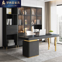 罗西慕 意式轻奢玻璃书柜北欧现代简约书房书架家用储物酒柜子2门3门置物柜自由组合 2.2米书柜组合 订金