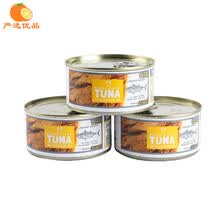 【严选好货】深海金枪鱼罐头饭团沙拉寿司食材油浸170g*6/10罐 金枪鱼罐头170g*6罐