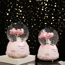 迪士尼六一儿童节61生日礼物送小朋友6学生十男孩子10岁12孩的幼儿园5 5H142樱花水晶球 款式随机