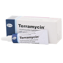 辉瑞眼膏Terramycin眼药水宠物犬猫眼睛红肿流泪猫咪 3.5g/支