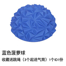 幼儿园感统训练器材脚底足部按摩气垫触觉榴莲石早教康复平衡锻炼 蓝色菠萝球