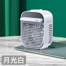 图拉斯 小风扇usb小型便携式电风扇迷你手持制冷小空调台式插电小电扇超低音办公室宿舍桌面桌上喷雾加湿 【雅致白】纳米加湿 3秒直降10℃