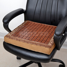 【夏天专用】小个子用的汽车增高垫 坐垫夏季凉垫加厚矮个子女生学车驾考竹席透气屁股软垫 碳化(5公分厚)40*40cm 高密度不塌陷