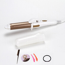 (QIANYUE)夹板迷你卷发棒女直卷两用迷小型大卷小功率韩国宿舍学生电夹板 香槟金【收纳套+四件套】