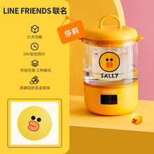 九阳line电炖锅全自动燕窝玻璃隔水小炖盅煮粥煲汤神器家用万人迷 黄色