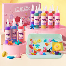 朵发 神奇水精灵夏季戏水玩具套装新水晶泥玩水宝宝儿童diy制作手工亲子互动儿童礼物 魔法厨房豪华版