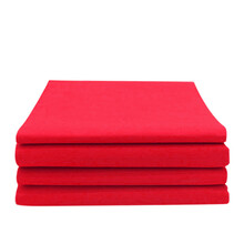 赫伊莎  大红布料面料 婚庆喜事大红腰带面料棉布料 红绸布料 开业剪彩揭牌仪式红布料 棉质红布 1.5m*2m一片