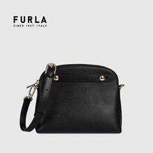 芙拉 FURLA 21SS春夏 奢侈品 PIPER系列女士黑色包单肩斜跨包