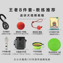 训狗神器装备教程训犬响片腰奖励袋马犬金毛训练器训狗用品套装 王者豪配八件套