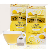 川宁洋甘菊茶 TWININGS川宁 香宁洋甘菊花茶 花草茶 香宁甘菊花 花草茶 25片装)*2