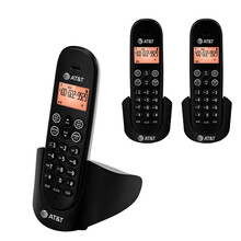 美国at&t 31116数字无绳电话单机家用办公座机 黑色一拖二