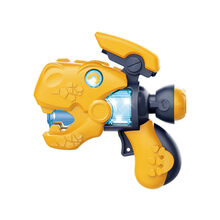 一年级男孩子的生日礼物 电动玩具枪儿童 男孩电动玩具宝宝恐龙玩具枪1-3-5岁婴儿小孩声光小儿童塑料 恐龙小【黄色】 标配