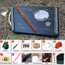 21弦古筝练指器琴码版 专业手型指法练习筝便携迷你小古筝 花好月圆