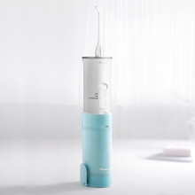 松下冲牙器洗牙电动洁牙器便携式水牙线牙齿冲洗口腔洗牙器ADJ4 天蓝色
