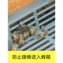 逃框中蜂意蜂多功能蜂王逃器养蜂工具蜜蜂飞逃盗蜂片 灰色加长防逃框【意蜂专用】*5