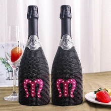 起泡酒鸡尾酒 甜型网红酒葡萄酒 香槟酒 女士甜酒果酒 750ml高端镶钻瓶身 2瓶装