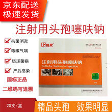 兽药兽用注射用头孢噻呋钠 猪药粉针猪牛羊产后发烧消炎退烧感冒宠物头孢针剂头孢噻呋钠孕畜可用 5盒