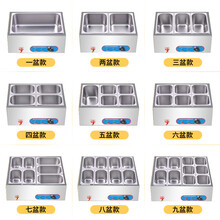 美示新款商用快餐保温台加热控温不锈钢汤池台式保温售饭台食堂保温打菜台 更多型号 联系在线客服